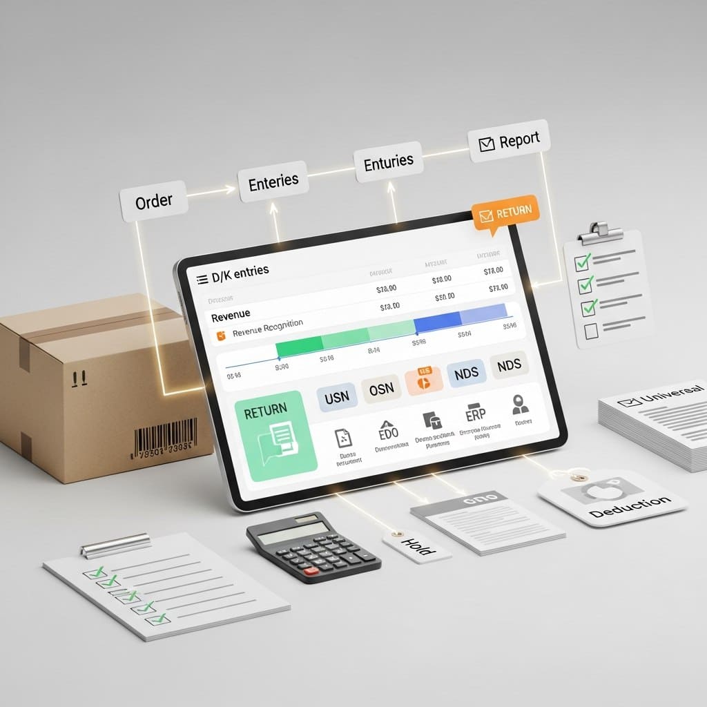 Бухгалтерский учет на маркетплейсах: проводки, налоги, 1С